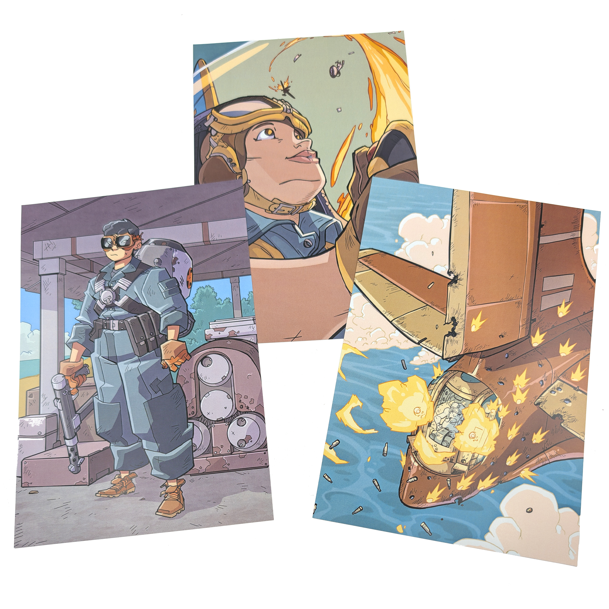 Raid on Marauder Island Print Set