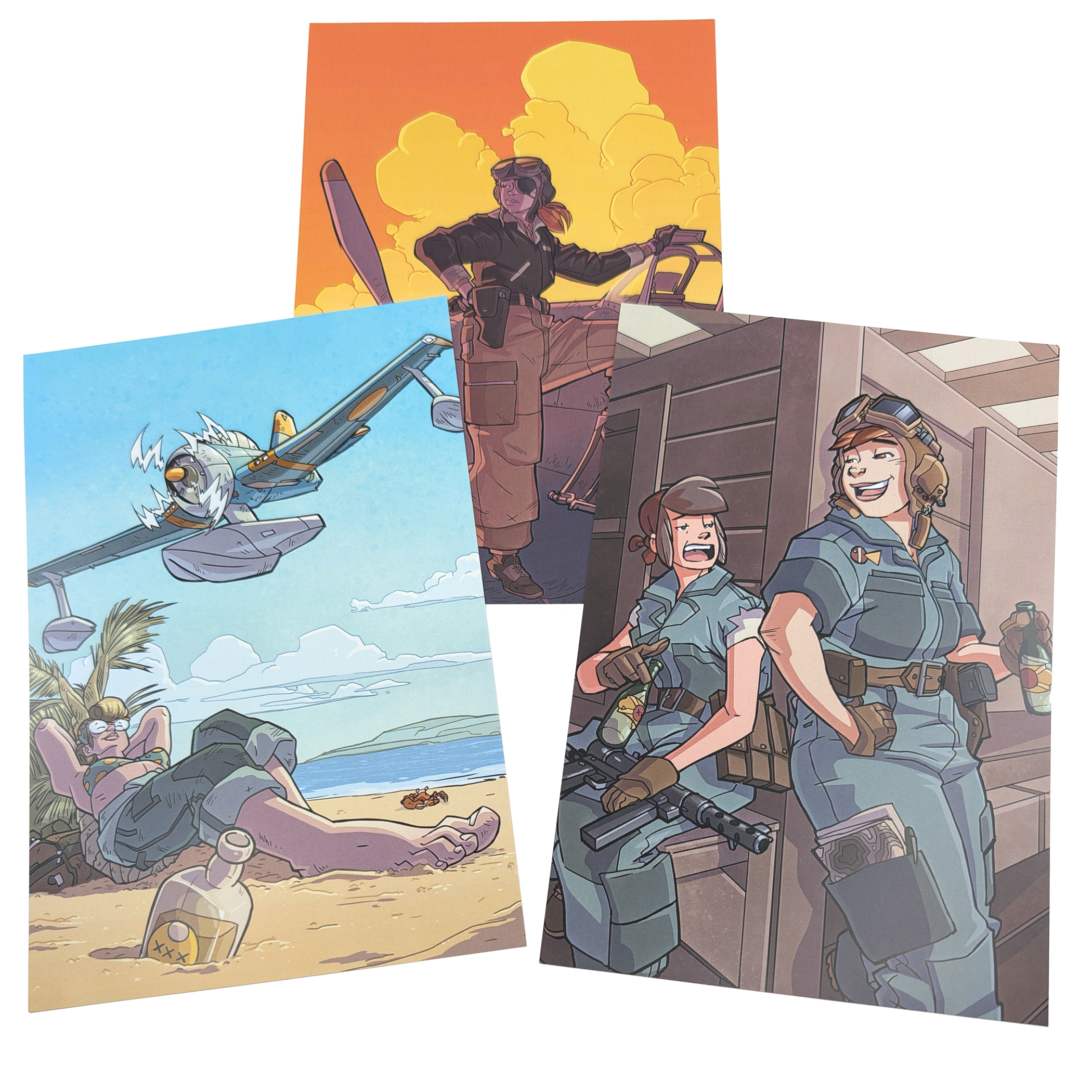Raid on Marauder Island Print Set