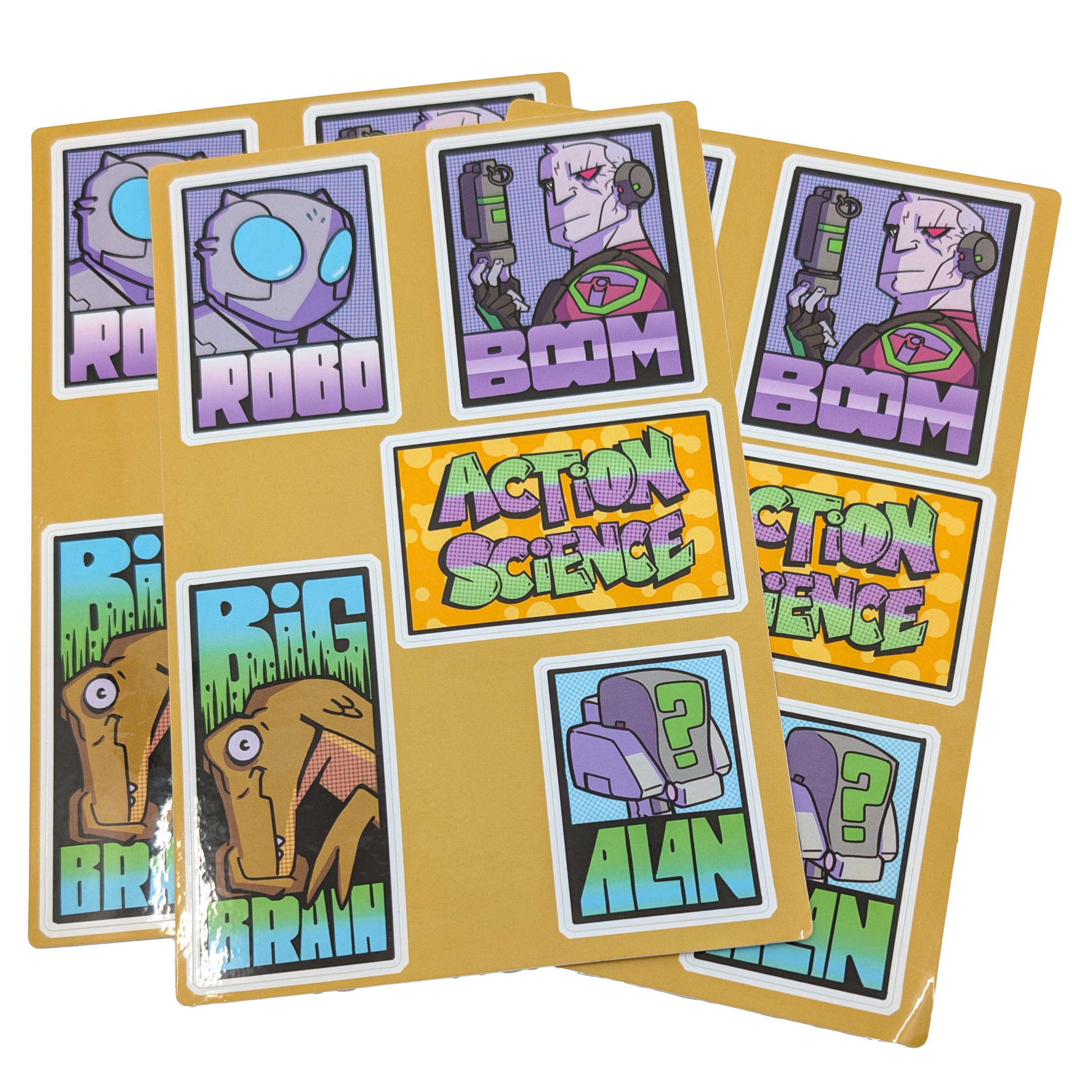 Atomic Robo Sticker Sheet