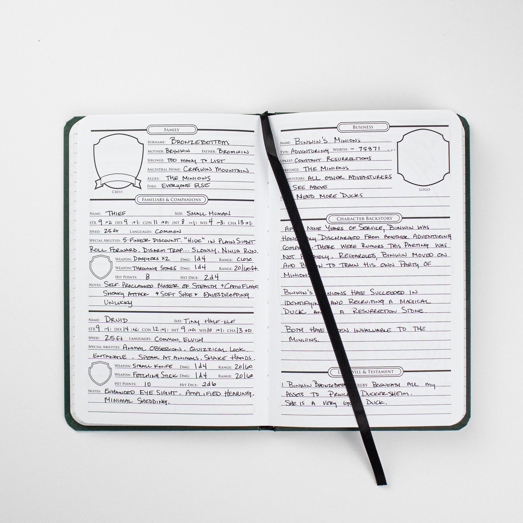 Adventure Journal - Raven Black