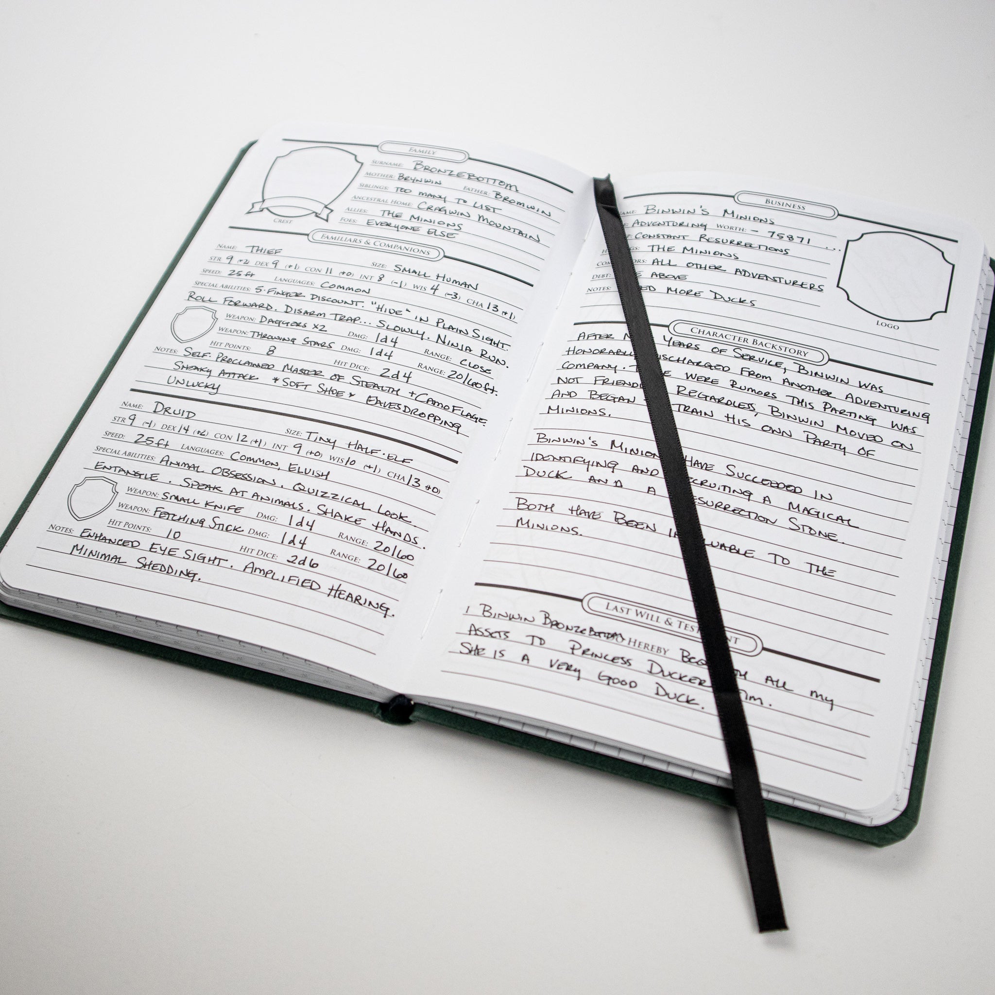 Adventure Journal - Raven Black