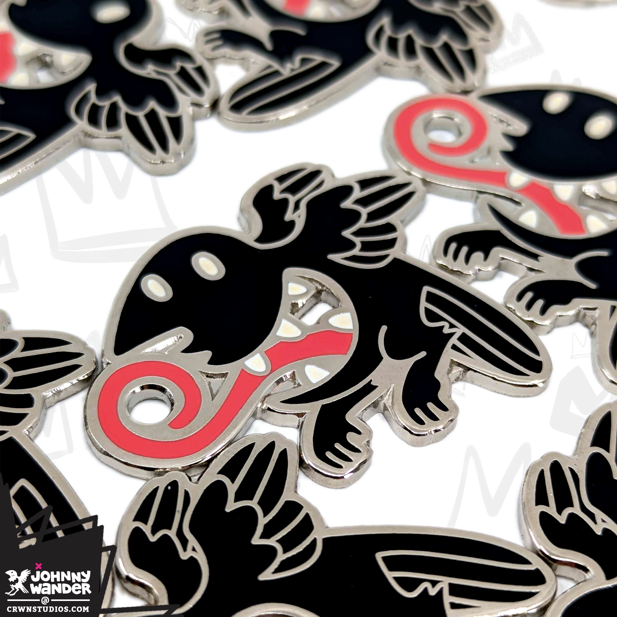 Maw Metal Charm