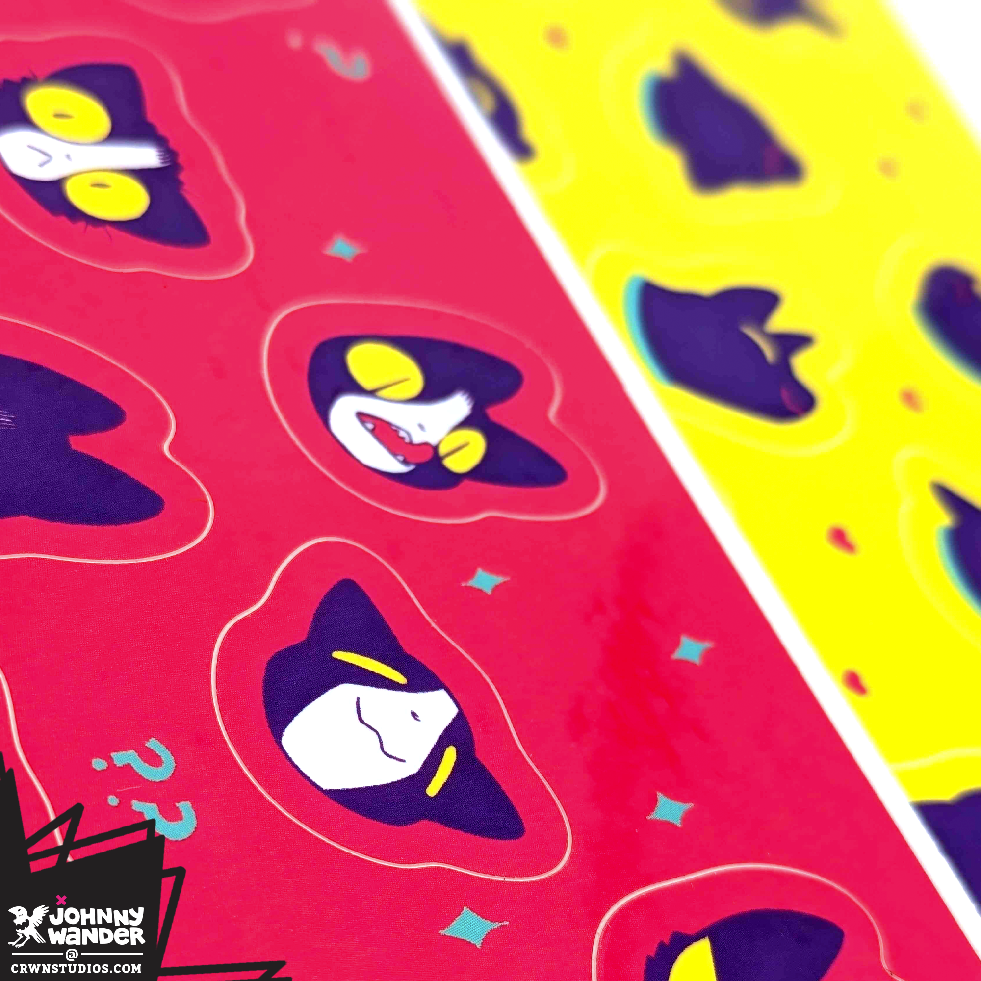 Rook and Cricket Sticker Pack