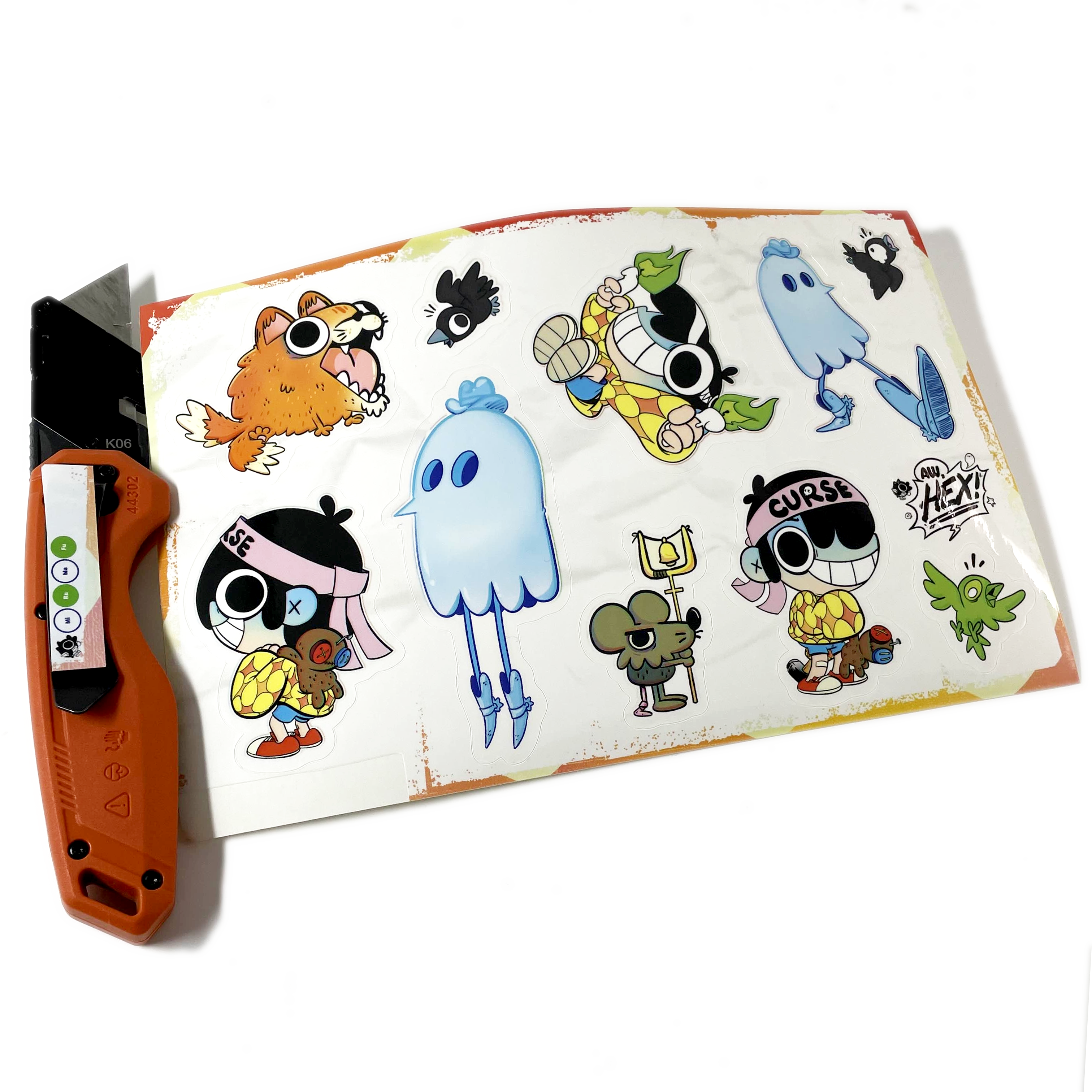 Aw Hex Sticker Sheets