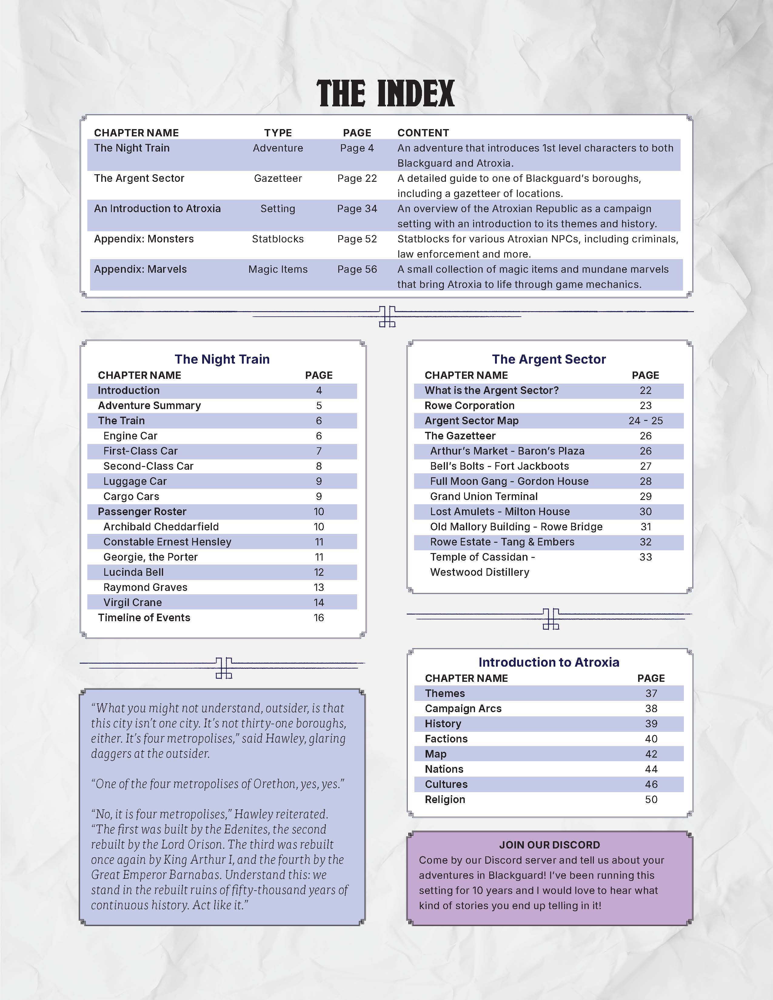 The Broadsheet #1: The Road to Blackguard PDF